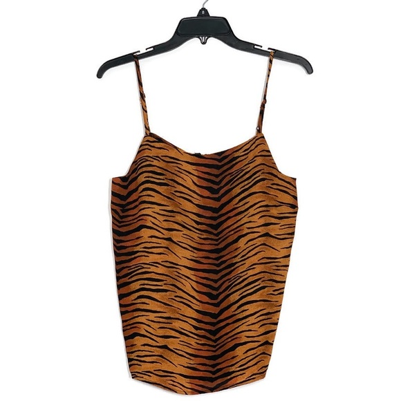 Ten Sixty ShermanTiger Print Square Neck Cami, L - Picture 3 of 8
